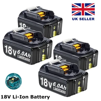 For Makita 18V Battery 5.0Ah 6.0Ah 9.0Ah Li-ion LED BL1830 BL1840 BL1850 BL1860 • £326.89