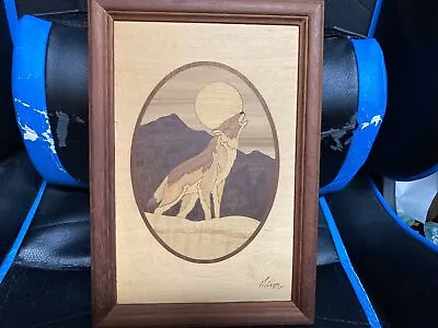 Howling Wolf Marquetry • $21.99
