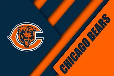 Chicago Bears NFL Team Football Home Decor Art Print Poster LARGE 36 X24  • $25.99