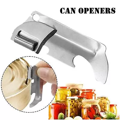 Portable Mini Can Opener Stainless Steel Multifunctional Can Opener Folding • £2.75