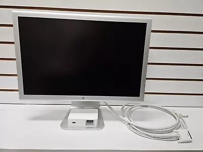 Apple 20  Widescreen Cinema Display LCD Monitor W/DVI USB Cables & Power Supply • $109.99
