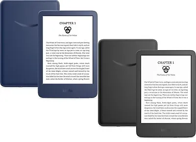 🔥 NEW KINDLE 16GB Built-in Front Light WIFI 6  E-Reader [11th Gen] Black/Denim • $98.58