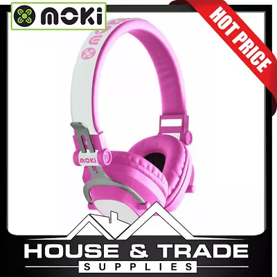 Moki Headphones Bluetooth 96dB PINK EXO KIDS ACC-HPEXKP • $38.60