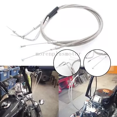 43  Motorcycle Throttle Cable Fit For Harley Davidson FLH Sportster XL1200 883 • $31.13