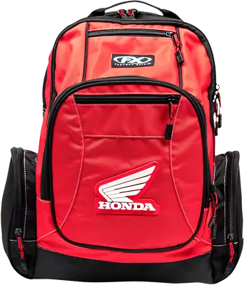 Factory Effex Premium Backpack Black/Red Honda CR CRF XR MX Dirtbike Motocross • $65.05
