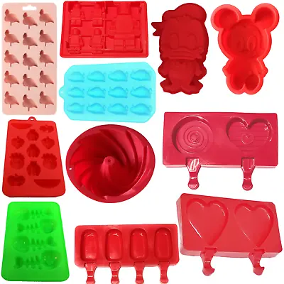 Candy Moulds Chocolate Cake Jelly Ice Lolly Ice Cube Tray Silicone • £4.99