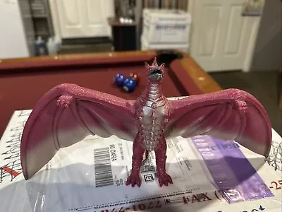 Bandai 1993 Fire Rodan Vinyl Figure 6.5 Inch Tall 12 Inch Wingspan • $39.99