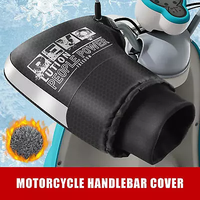 Motorcycle Handle Bar Cover Mitts Muffs Gloves Hand Warmer Waterproof Thermal • $19.10