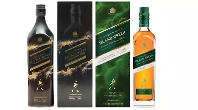 SPECIAL PACK Johnnie Walker Shadow Edition Double Black & Island Green 1000ml • $190.99