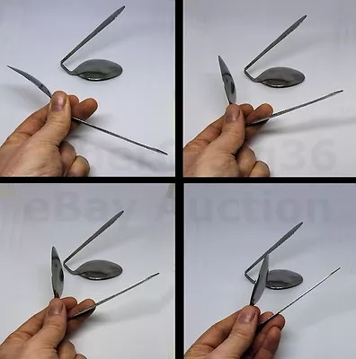 £3.90 • Buy Spoon Bending Magic Trick Gimmick Bend Metal Like Psychic Mind Bender Uri Geller