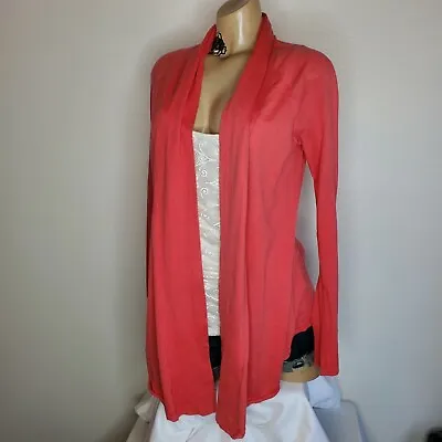 Moth Womens Orange Open Front Cardigan M • $16.50