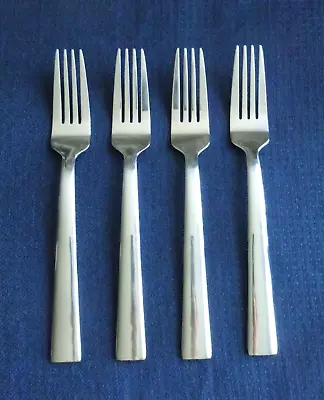 New Oneida MADISON AVENUE Glossy Set Of 4 Dinner Forks Stainless Flatware • $18.95