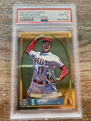 2021 Topps Gypsy Queen Chrome Box Topper 47 Shohei Ohtani Psa 10 Angels Mvp • $80.09