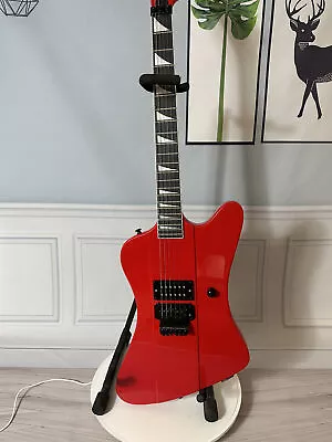 Red Firebird Electric Guitar Floyd Rose Bridge Mahogany Body Black Hardware • $245.70