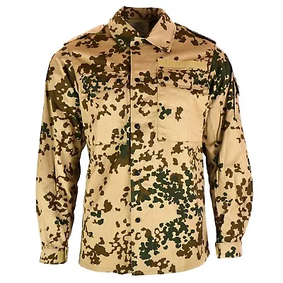 Original German Army Jacket Tropentarn Camo Desert Field Combat Jacket Bdu • $37.58