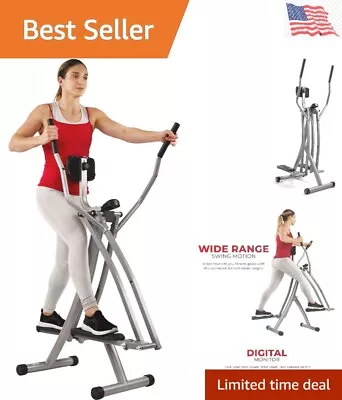 Air Walk Trainer Elliptical Machine Glider W/LCD Monitor 220 LB Max Weight A... • $139.99