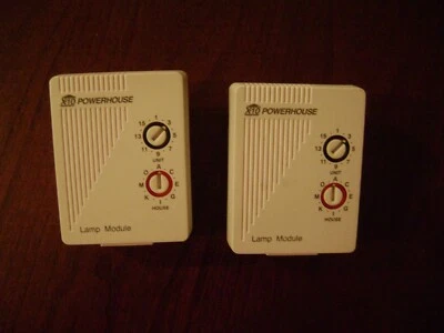 $14.99 • Buy Lot Of 2 PowerHouse X10 Lamp Modules, LM465 Home Automation