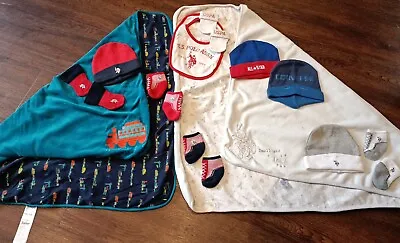 Baby Bundle Ted Baker Disney Store Converse Polo Assn Hats Blankets Bibs Socks • £6.99