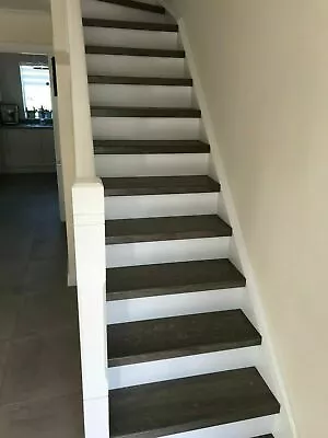 £948 • Buy Oak Stair Treads And Staircase Components - Grey