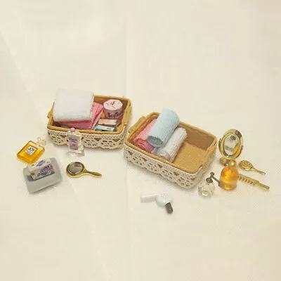 1:12 Bathroom Basket Miniature Dollhouse Accessories Furniture Mini Decor USA + • $11.89