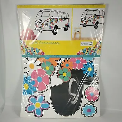 Wall Art Decal Vintage 1962 VW T1 Samba Bus Home Decor Volkswagen • $15