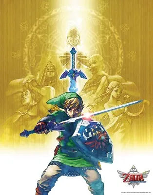 Club Nintendo: Legend Of Zelda 25th Anniversary Poster Skyward Sword • $14.99