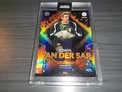 TOPPS Total Football Edwin Van Der Sar INFERNO 1st Edition /99 Ajax Amsterdam • $20