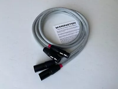 Monster Cable M1000 MK.II Sonic Reference Balanced XLR Interconnect Cable 3 Ft • $110