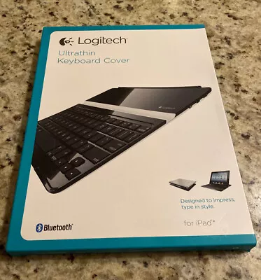 New Logitech Ultrathin Keyboard Cover Black For IPad 2 And IPad (3rd Gen) • $49.99