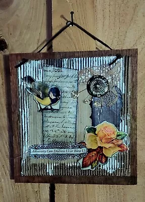 Original Artwork - OOAK (mixed Media Canvas Wall Art) Cottage Core Nature • $12.95