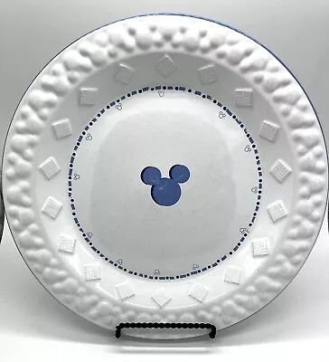 Mickey Mouse Gourmet Disney Embossed Stoneware Dinnerware Dinner Plate 10.75” • $14.74