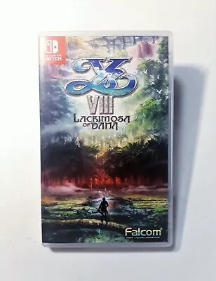 Ys VIII: Lacrimosa Of DANA Nintendo Switch Game 2018 Aussie Compatible EUR Y's 8 • $139.95