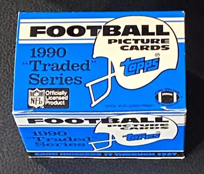 1990 Topps NFL Traded Series 1T-132T Emmitt Smith! Box Has Shelf Wear • $10