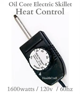 Saladmaster Health Craft Oil Core Electric Skillet Heat Conrol • $41.59
