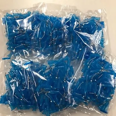 $26.95 • Buy 600 Blue Etch Pre-Bent Applicator Needle Tips, 25 Gauge (6 Bags Of 100)