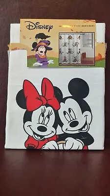 $50 • Buy NEW Disney 🍂 Thanksgiving / Fall / Autumn Mickey & Minnie Mouse Shower Curtain 