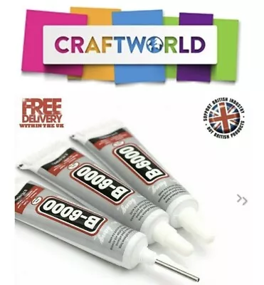 £4.99 • Buy B6000 Acrylic Crystal Craft Jewellery Rhinestone Gems Diamante 50ml Glue