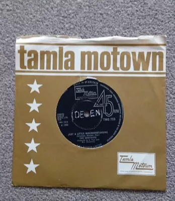 THE CONTOURS ~ Just A Little Misunderstanding  7” Vinyl Single 1966 TAMLA MOTOWN • £7.99
