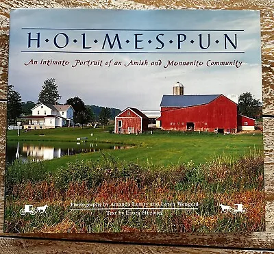 Vintage Holmespun Amish Mennonite Coffee Table Book Hardcover History Photograph • $9
