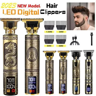 Professional Mens Hair Clippers Electric Shaver Trimmers Machine Cordless Beard • £9.98