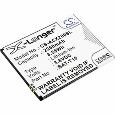 Replacement Battery For Acer Liquid X2 3.80v • $47.84