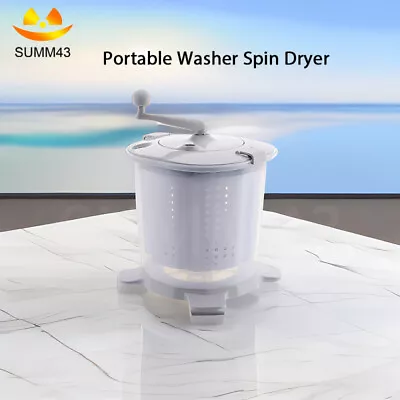 2IN1 Portable Washer Spin Dryer Combo Hand Power Mini Washing Machine Cleaner US • $77