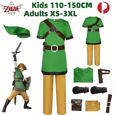 The Legend Of Zelda Skyward Sword Cosplay Costume Halloween Party Outfits Anime • $54.27