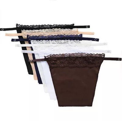 6 Pack Cami Secret Clip On Mock Camisoles Lace Bra Inserts Cleavage Cover Panels • $1.47