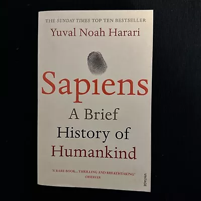 Sapiens A Brief History Of Humankind Yuval Noah Harari Paperback 2014 • $19