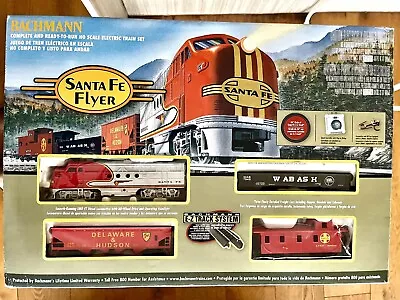 Bachmann Set Santa Fe Flyer HO Scale EZ Track • $349