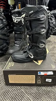 New Fly Racing FR5 MX Boots Size 9 Black • $199