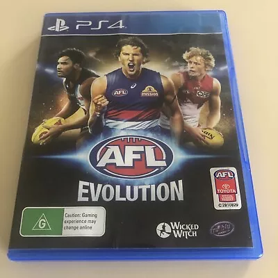 AFL Evolution PlayStation 4 2017 Complete With Manual Very Good Condition • $8.99