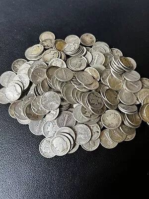 $1 Face Value 90% Silver Mercury/Roosevelt Dimes • $20.95