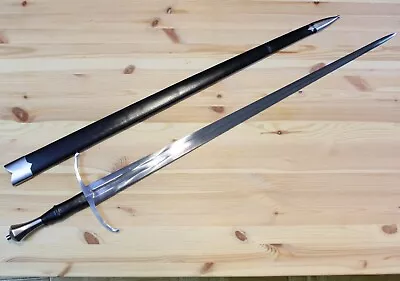 Windlass Towton Hand-and-a-Half Sword With Scabbard Black • $270